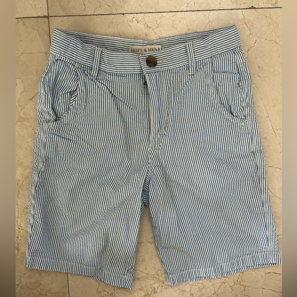 Blue Striped boys Shorts